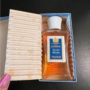 RARE NIB 1950s Floris Jasmine Toilet Water - Original Box - Discontinued